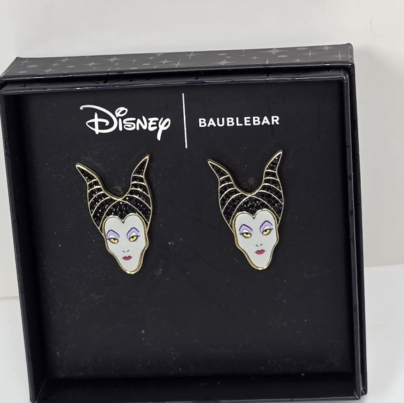 BaubleBar Jewelry - BaubleBar Disney Villians Maleficent Earrings New